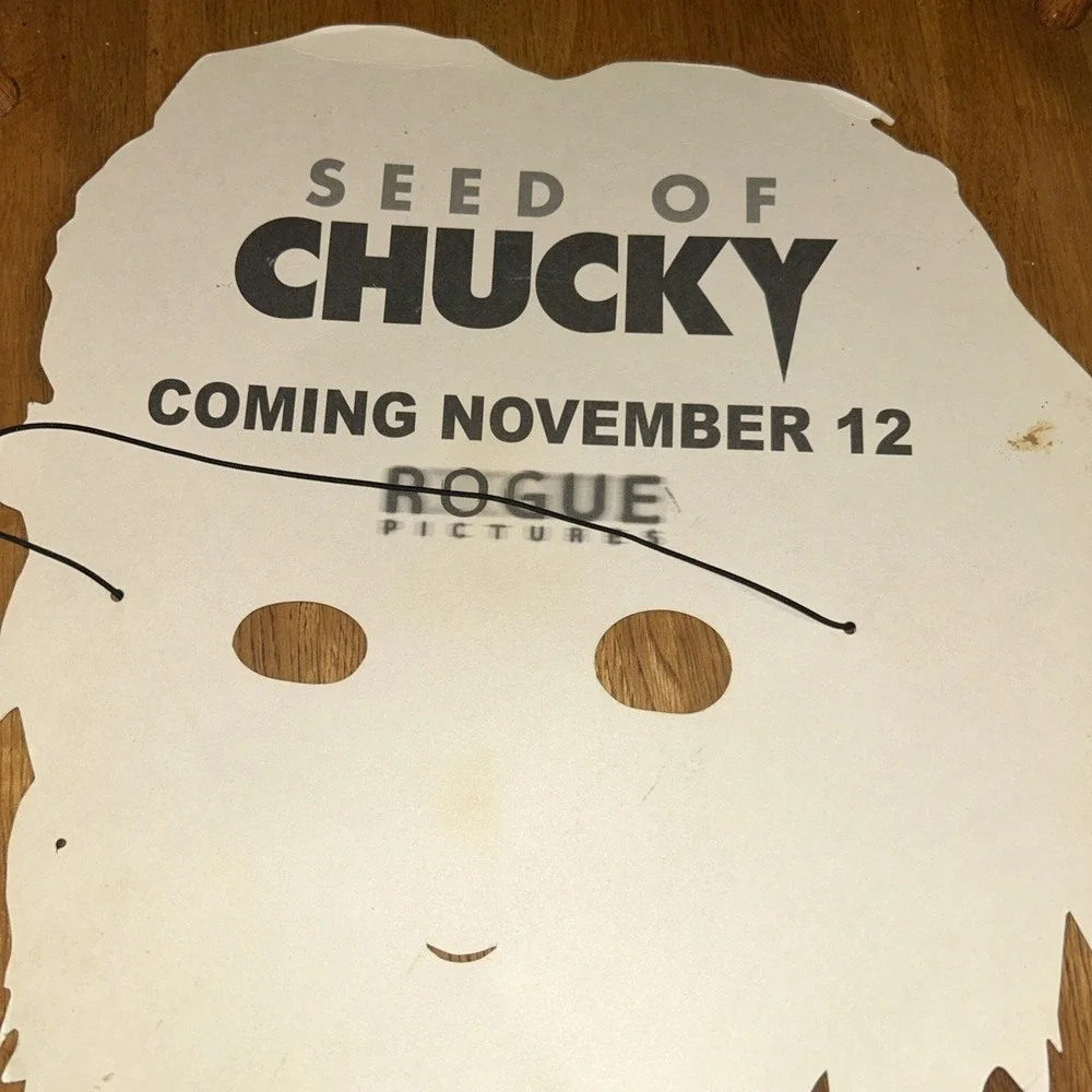 Rare Seed Of Chucky Promotional Mask Paper 2004 Horror Film Rogue Pictures Large